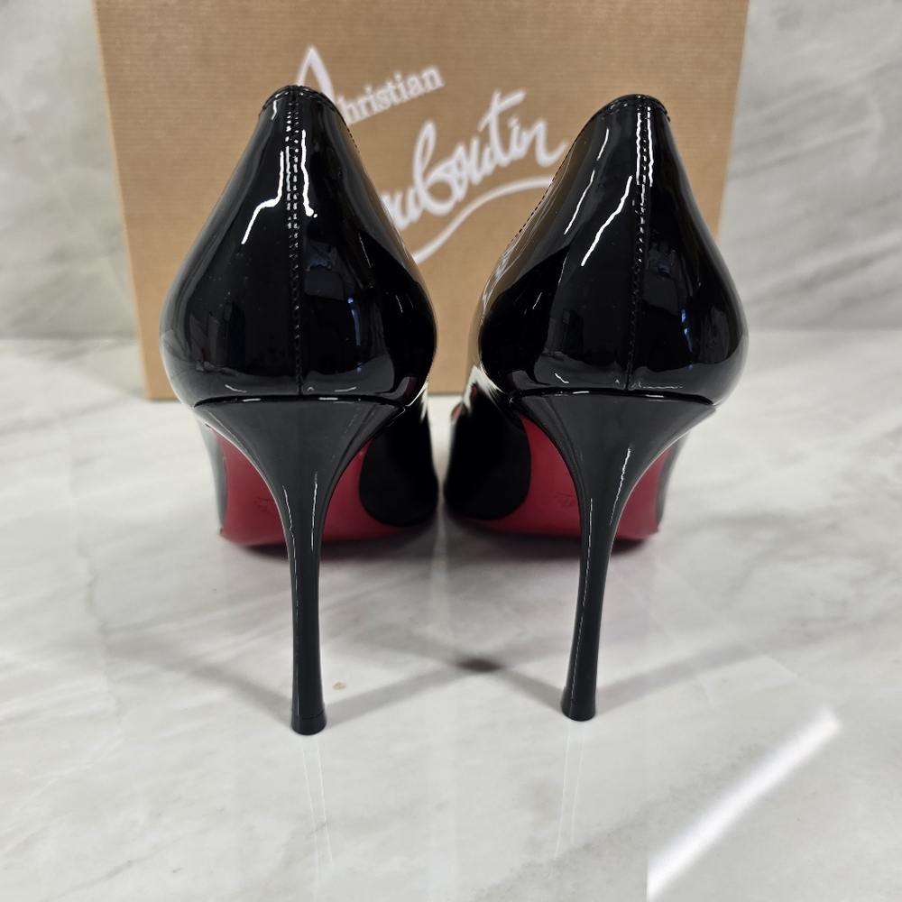 🔥Limited Edition🔥Christian Louboutin Black Peep-Toe Heels - Picture 7 of 13